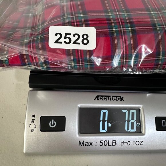 Lands End Womens Tartan Plaid No Iron Supima Cotton Button Up Size 14 Classic - Picture 11 of 11